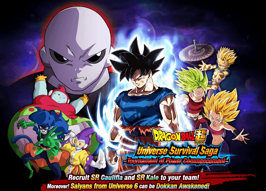 Dragon Ball Super Universe Survival Saga Tournament Of Power Commencement Dragon Ball Z Dokkan Battle Wiki Fandom