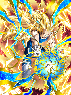 Massive Ki Released Super Saiyan 3 Vegeta