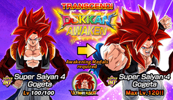 Beans (waiting for saiyan saga celebration) on X: [Limit Breaking  Fusion] Super Saiyan 4 (Limit Breaker) Gogeta #DokkanBattle Aura by:  @BlackFlimDA  / X