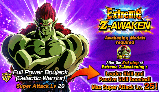 Extreme Z Battle Galaxy Threatening Invasion Full Power Boujack