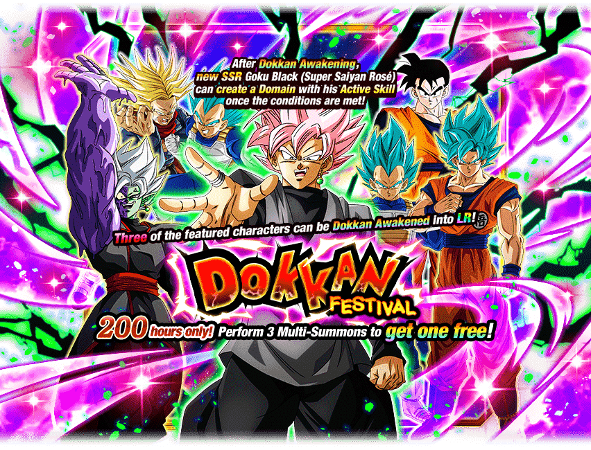 Dokkan Festival Goku Black Super Saiyan Ros Dragon Ball Z