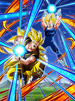 United Super Power Super Saiyan 3 Goku & Super Saiyan 2 Vegeta