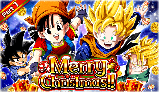 Dragon Ball all characters Christmas tree Png, Goku Christmas Png