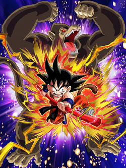 Savage Power Goku Youth Giant Ape Dragon Ball Z Dokkan