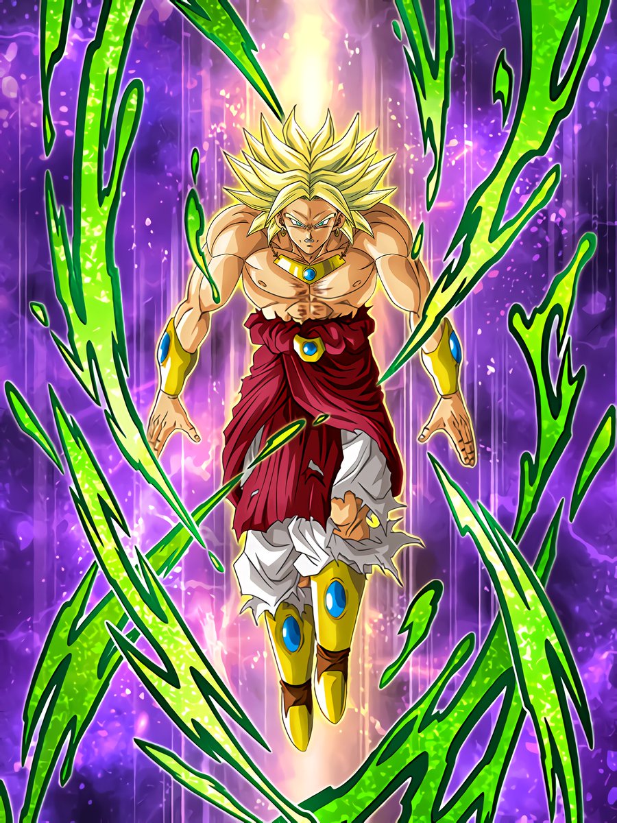 Awakened Demonic Warrior Super Saiyan Broly Dragon Ball Z Dokkan