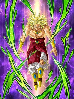 Awakened Demonic Warrior Super Saiyan Broly Dragon Ball Z Dokkan