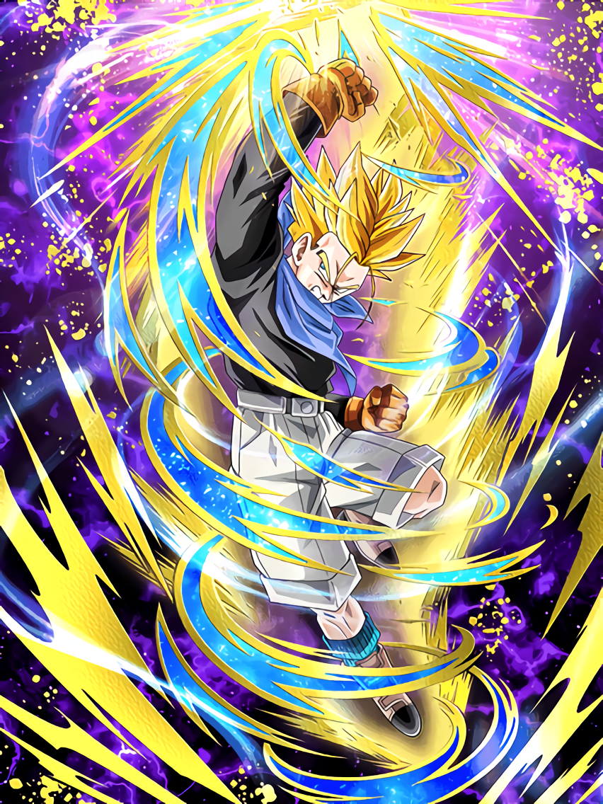 Brains and Brawn Combined Super Saiyan Trunks GT Dragon Ball Z