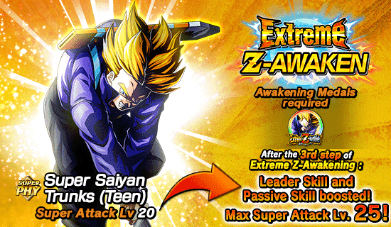 Extreme Z Battle Second Super Saiyan Super Saiyan Trunks Teen