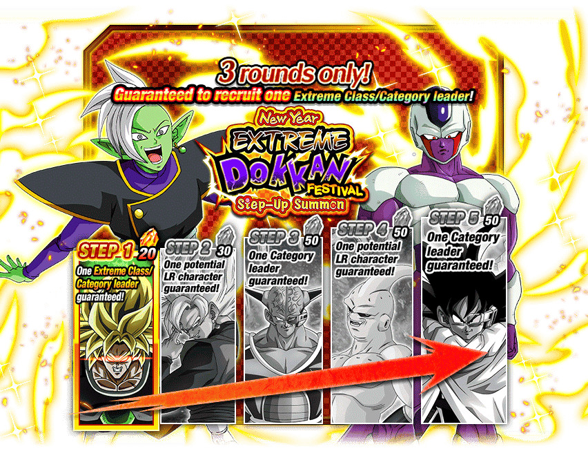 Extreme StepUp Dokkan Festival New Year (2024) Dragon Ball Z Dokkan