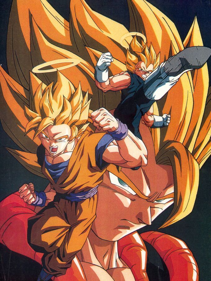 Kyros(キュロス) on X: Super Saiyan 3 Goku & Super Saiyan 2 Vegeta (Angel)   / X