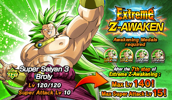 Extreme Z Battle Mythic Evolution Super Saiyan 3 Broly Dragon