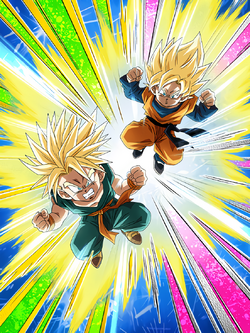 Goten And Trunks On We Heart It - Kid Trunks Ssj - Dragonball Z  Kids  T-Shirt for Sale by Alfredkaemme