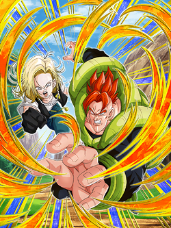 Dragon Ball Shikishi ART6 - 7. Android 16 & Android 17 & Android 18