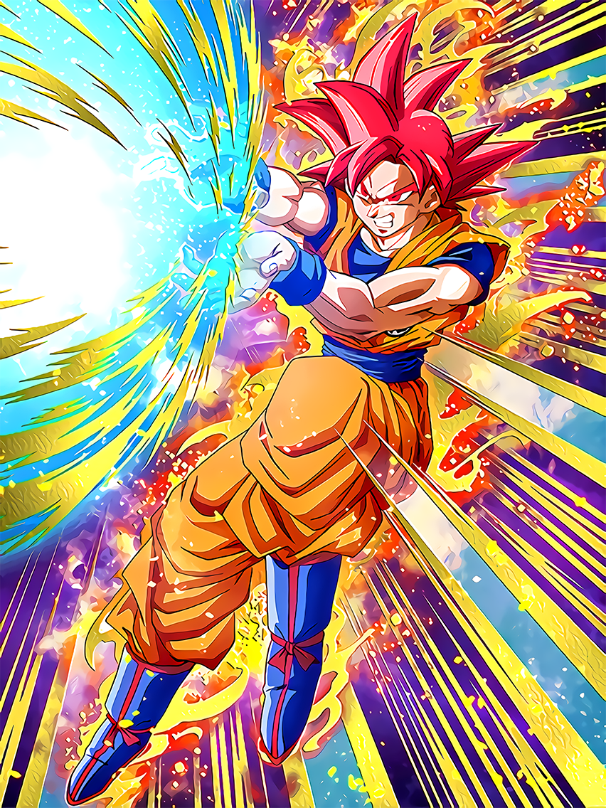 Battle of Gods - Super Saiyan God Goku