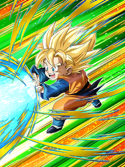 Vigorous Strength Super Saiyan Goten Kid Dragon Ball Z Dokkan