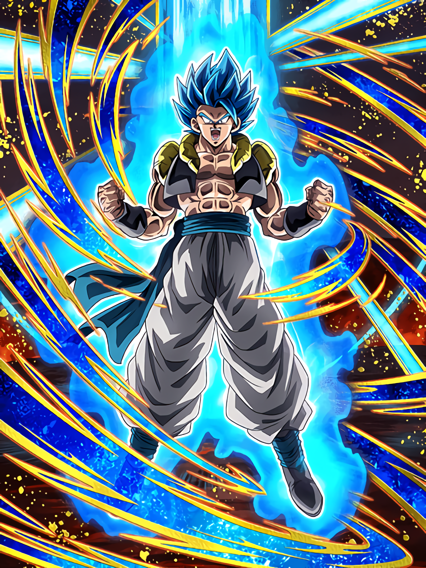 Here's 100% lvl 10 links AGL Gogeta Blue on a 200% lead & Before His EZA, I  swear they better not fumble him…. : r/DBZDokkanBattle