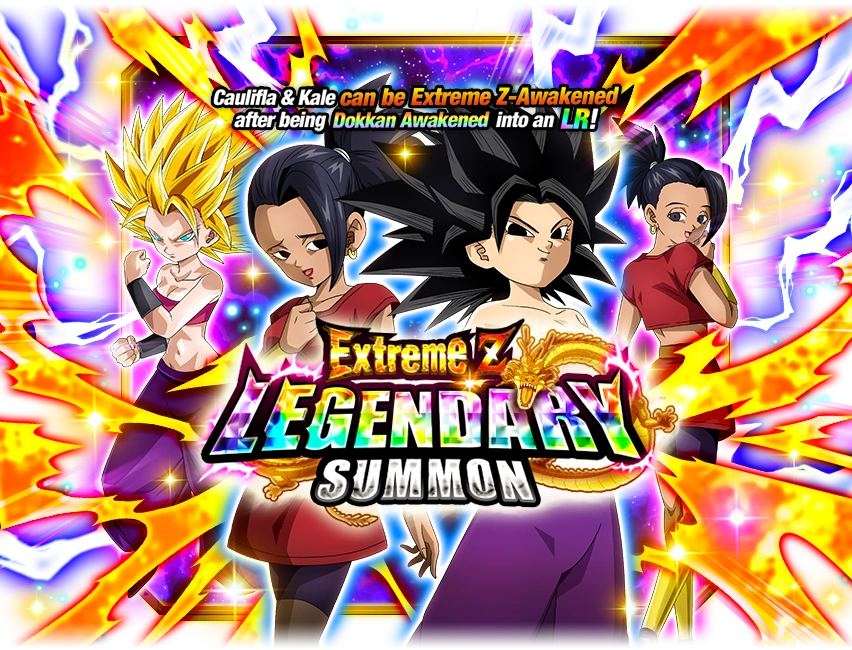 Extreme Z Legendary Summon Caulifla & Kale Dragon Ball Z Dokkan