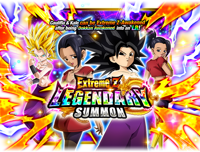 Extreme Z Legendary Summon Caulifla Kale Dragon Ball Z Dokkan