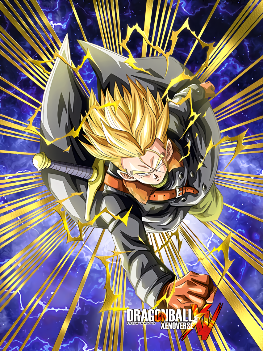 A Critical Mission Super Saiyan Trunks Xeno Dragon Ball Z