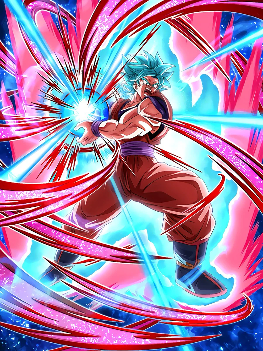 Goku Super Saiyan Blue Kaioken X100, HD Png Download, png download