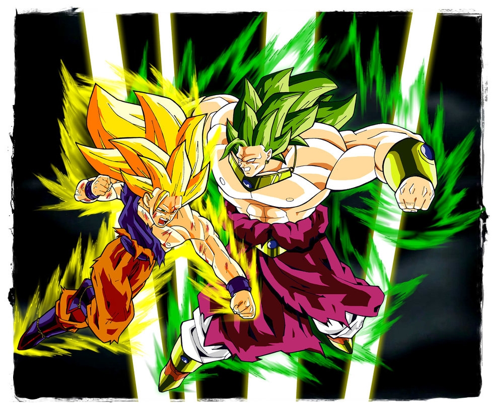 evil goku vs broly