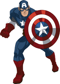 captain america superhero clipart