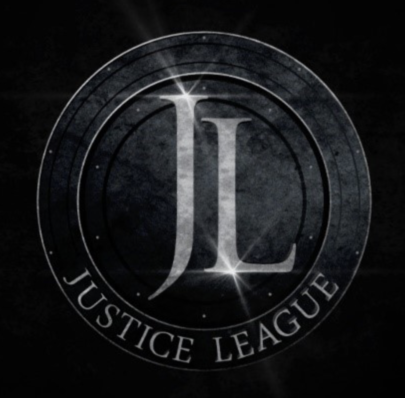 justice league characters logos
