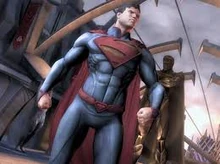 Superman con su traje oficial