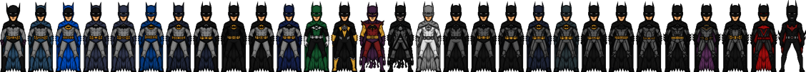 Batman (Bruce Wayne) Evolution