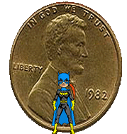 Batgirl Year One With Giant Penny RT