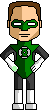 Mini Hal Jordan by unknown
