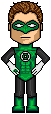 Mini Hal Jordan by Henry TC