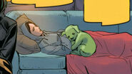 Beast Boy snuggles with Raven 2