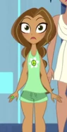 Jessica Cruz in PJs