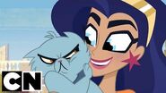 DC Super Hero Girls Mayhem with Dexter the Cat Cartoon Network