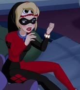 Harley Quinn (in PJs/onesie)