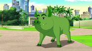 Beast Boy as Pig