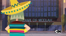 Babs Burrito Bucketeer Bank of Moolah exterior broken glass S01E07