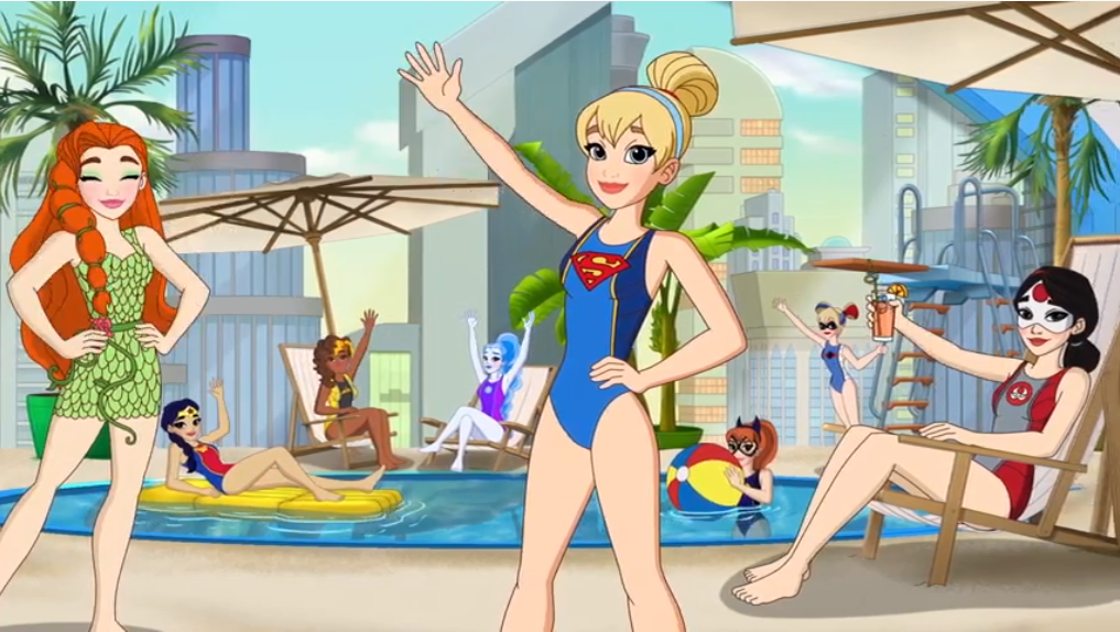 The DC Super Hero Girls Web Site