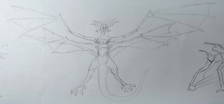 Netherrealm Gyaos Head Sketches | Fandom