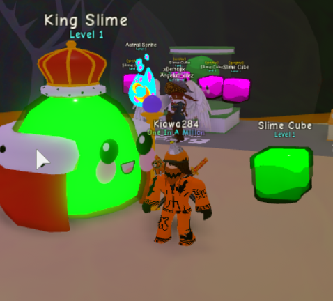 Trading King Slime Looking For Offers Fandom - roblox bubble gum simulator king slime