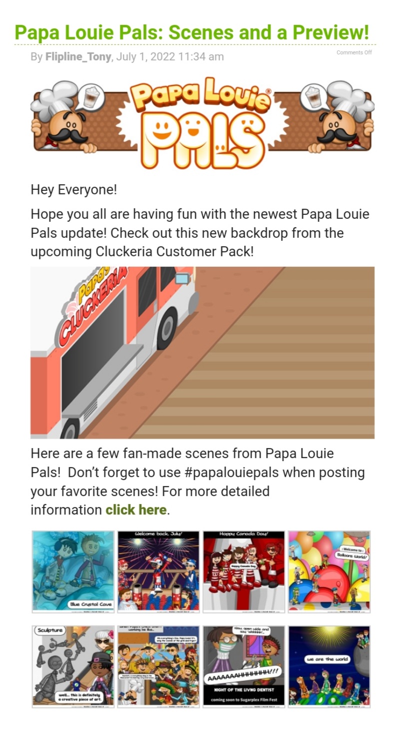 Papa Louie Pals na App Store