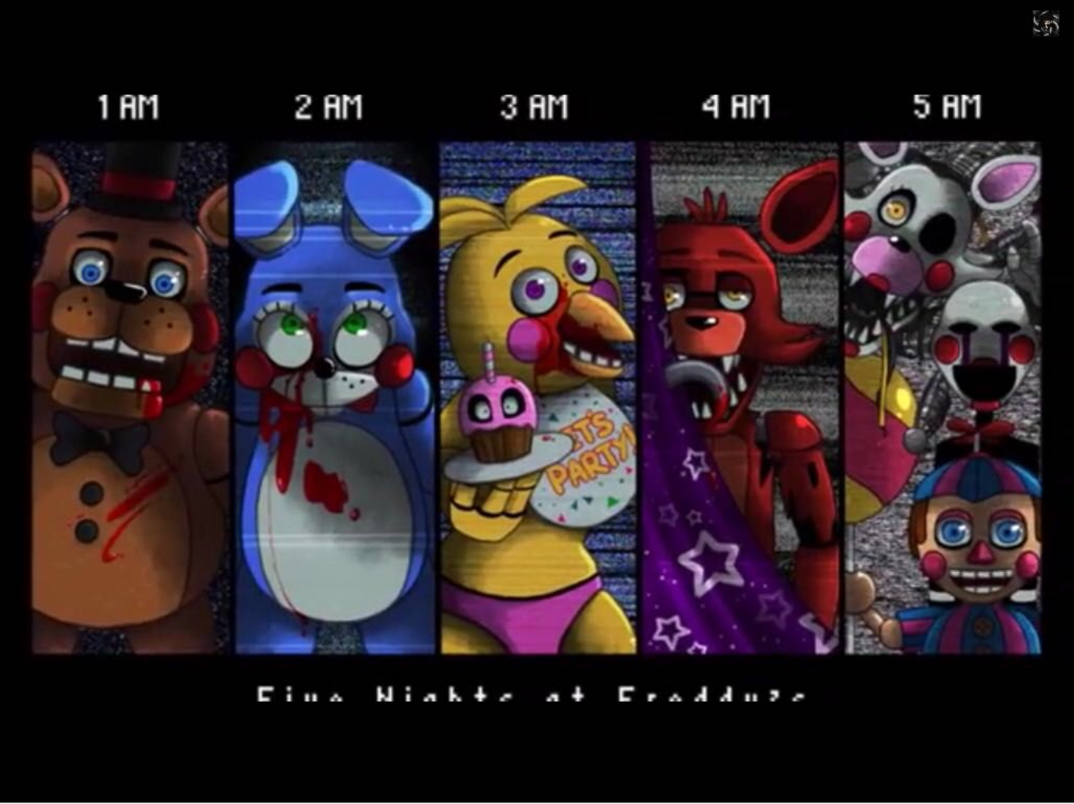 Песня five nights at freddy s. ФНАФ название. Закладки с АНИМАТРОНИКАМИ. Имена АНИМАТРОНИКОВ. Закладки ФНАФ.