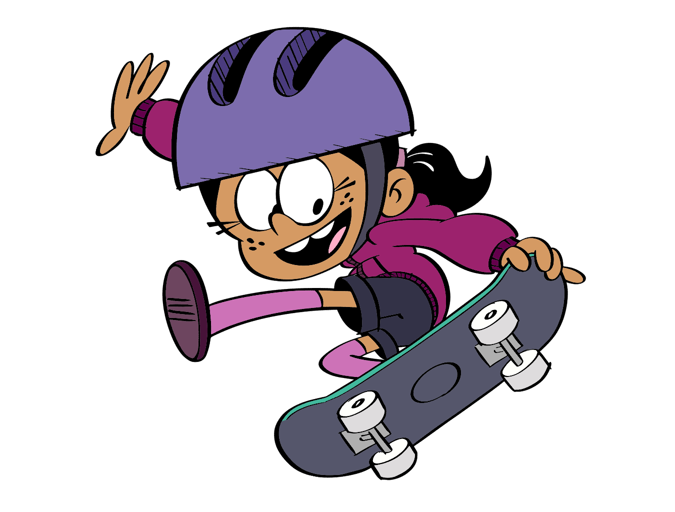 The Loud House Ronnie Anne Skateboard Animated Cursor vrogue.co