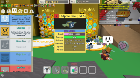 Onett Leaked A Forbidden Stuff In Test Realm Fandom - roblox bee swarm simulator tadpole bee