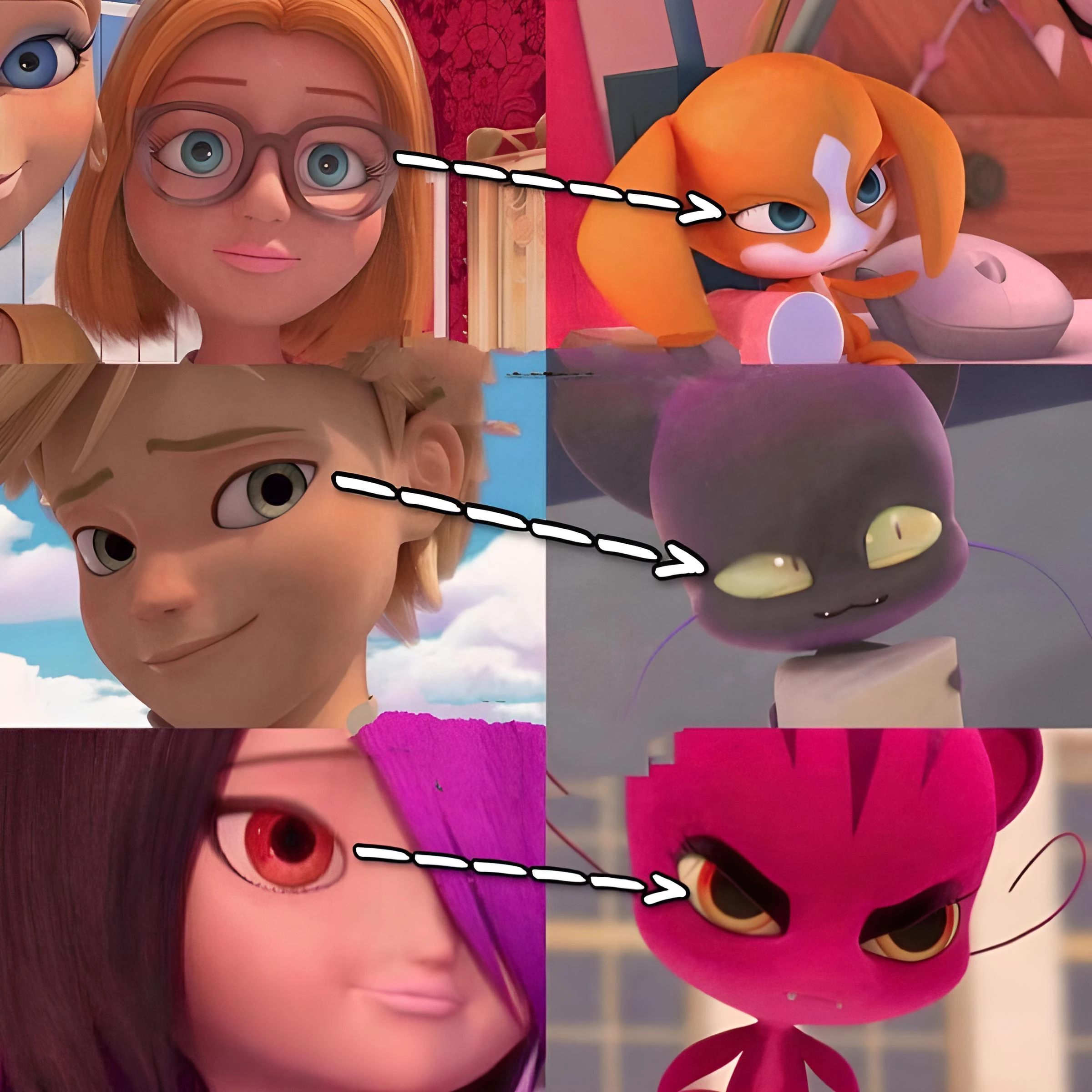 The way to discover who will have a miraculous is by their eye color