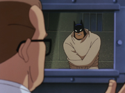 Batman is imprisoned in Arkham Asylum