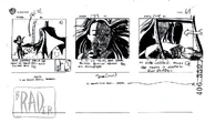 "Off Balance" storyboards Act III pg. 68 by Brad Rader.