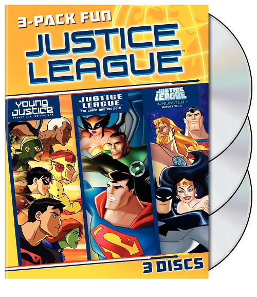 Justice League: 3-Pack Fun (DVD) | DC Animated Universe | Fandom