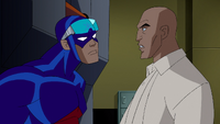 Atom helps Luthor